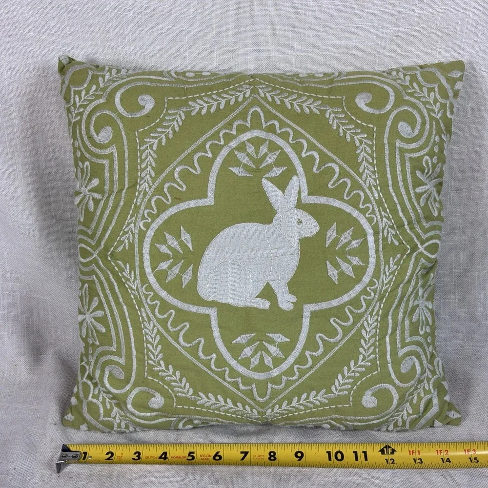 Pier 1 Imports Easter Bunny Throw Pillow 15